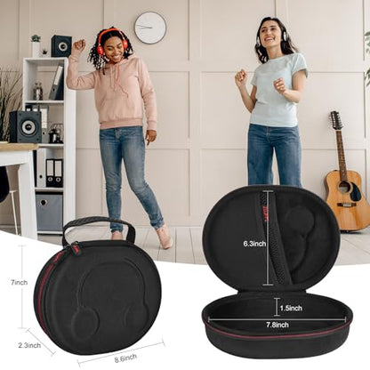 EVA Hard Case for JBL Live 770NC/670NC/660NC/650BT/460NC/400BT/500BT and JBL Tune 770NC/710BT/720BT/700BT/750BT/520BT/510BT/760NC/660NC/500/E45BT Wireless Headphone - Black - color: Black