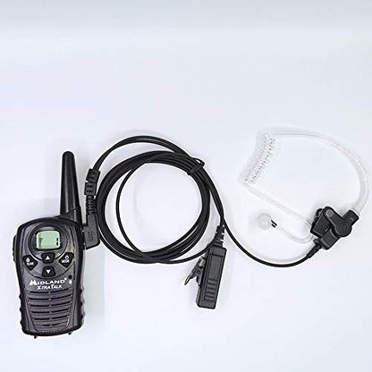 Earpiece for Midland Walkie Talkies with Mic Security Headsets for GXT1000VP4 LXT500VP3 GXT1050VP4 GXT1000XB (2Packs)