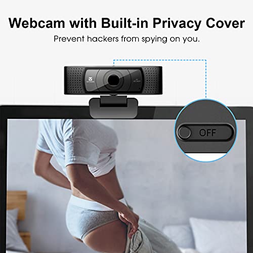 HD Webcam 1080P with Microphone & Cover Slide, 928A Pro USB Computer Web Camera Video Cam for Streaming Gaming Conferencing Mac Windows PC Laptop Desktop - style: modern