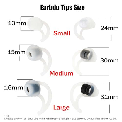 Earbud Replacement Tips Silicone Ear Tips Compatible with Bose SoundSport Freestyle IE2 IE3 Headphone Earbud Tips 3 Pairs S M L