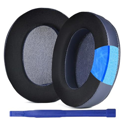 WH-XB910N Replacement Ear Pads, Upgrade Cooling Gel Earpads Cushions for Sony WH-XB910N Noise Cancelling Headphones, Ear Pads Cushions with Soft Memory Foam and Buckle(Blue) - color: Blue-Upgrade Gel-with net and buckle