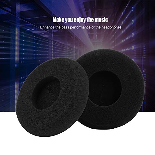 Headphone Ear Covers, Memory Foam Protein Leather Earmuffs, Headphone Replacement Ear Pads for SR60 SR80 SR225 M1 M2 Headphones
