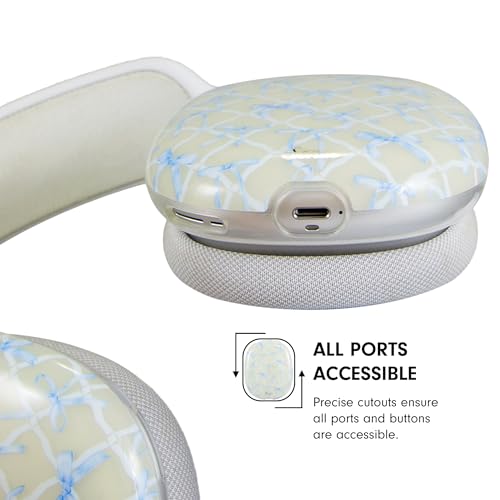 Sonix Protective Case for AirPods Max 2 & 1 | Headphones Cover | Blue Bows - color: Blue Bows