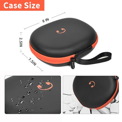 Comecase Headphone Case for JBL Tune 770NC，for JBL Live, 770NC, 660NC, 650B | Adjustable Divider, Cable Space and Carry Handle for Commuting, Gym and Travel, Students and Music Lovers, Case Only - Black - color: Black