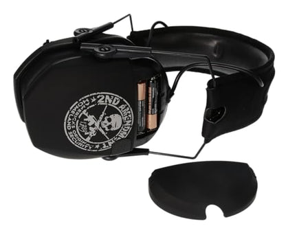 Walker's Razor Slim Electronic Muff - color: 2nd Amendment, size: One Size