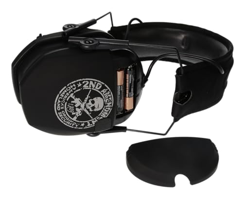 Walker's Razor Slim Electronic Muff - color: 2nd Amendment, size: One Size