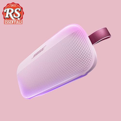 Bose SoundLink Flex Bluetooth Speaker (2nd Gen) - Portable Outdoor Speaker with Hi-Fi Audio, Waterproof and Dustproof, USB-C, Up to 12 Hours Battery Life, Petal Pink - Limited Edition Color - color: Petal Pink