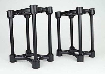 IsoAcoustics Iso-Stand Series Speaker Isolation Stands with Height & Tilt Adjustment: Iso-130 (5.1" x 6”) Pair - size: ISO-130 (13 x 15.2 cm)