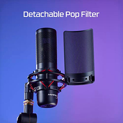 HyperX ProCast Microphone – Large Diaphragm Condenser Mic, XLR Connection
