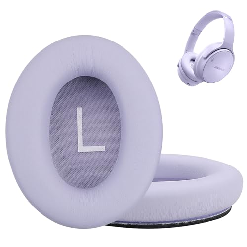 Earpads Cushion Fit for Bose QuietComfort 45 QC45 QC35 QC35ii Headphones, Replacement Ear Pads with Memory Foam& Protein Leather (Purple) - color: QC45 Purple