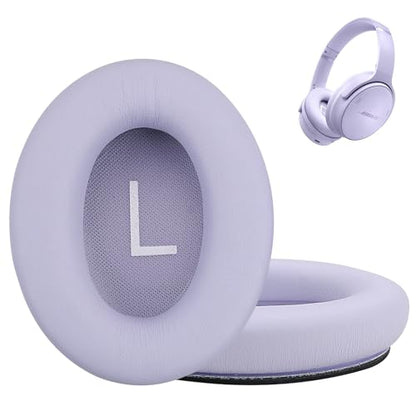 Earpads Cushion Fit for Bose QuietComfort 45 QC45 QC35 QC35ii Headphones, Replacement Ear Pads with Memory Foam& Protein Leather (Purple) - color: QC45 Purple
