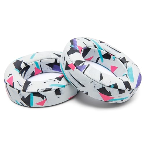 WC PadZ Studio 2 & 3 - Ear Pads for Beats Studio 2, 3 Wired & Wireless | Made by Wicked Cushions | Does NOT Fit Beats Solo (B0501, B0500). PU Leather, Enhanced Foam & Stronger Adhesive | 90's White - color: 90's White