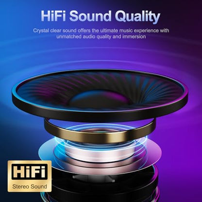 Bluedee Computer Speakers for Desktop PC, Bluetooth & USB PC Sound Bar RGB