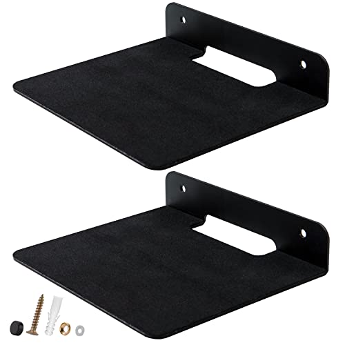 Small Wall Shelf, Speaker Wall Mount Shelf for Bluetooth Speakers, 2 Pack - color: 2 Pack
