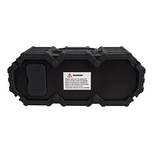 Altec Lansing LifeJacket - Waterproof Bluetooth Speaker, Wireless & Portable Speaker for Travel & Outdoor Use, 30 Hour Playtime & 50 Foot Range, Black - color: Black