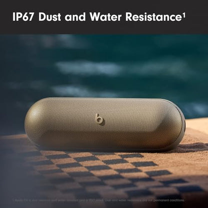 Beats Pill - Wireless Bluetooth Speaker with 20W Power Adapter - Champagne Gold - color: Champagne Gold, style: With Power Adapter