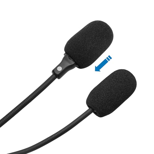 5-Pack Mic Cover Compatible with Bose A30 A20 A10, ProFlight Series 2, Aviation Headsets Microphone Mic Foam Muff Covers Windscreen Pop Filter