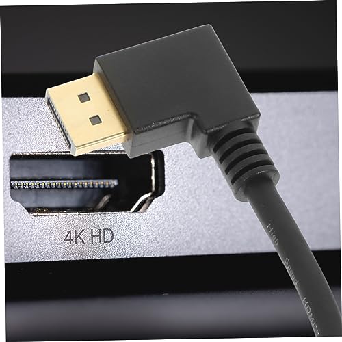 Toyvian Extension Cable Male to Female Hd Right-angle Adapter for Gaming Monitor Easy Installation Stable Transmission and Versatile Use Offices and Studios