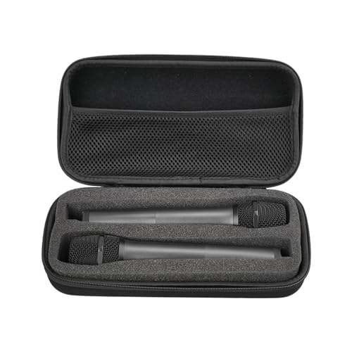 Shockproof & EVA Hard Shells Lightweight Storage Case Microphone Storage Box EVA Construction Mic Holder Sponge Padded Case
