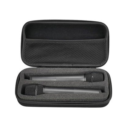 Shockproof & EVA Hard Shells Lightweight Storage Case Microphone Storage Box EVA Construction Mic Holder Sponge Padded Case