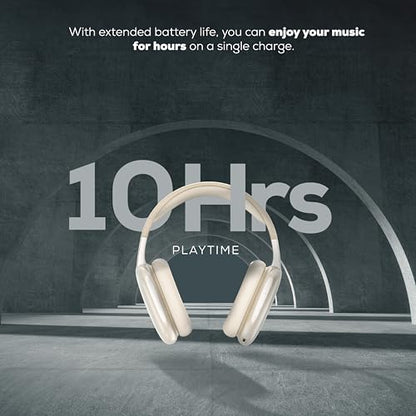 Gabba Goods Wireless Over Ear Bluetooth Headphones with Microphone - Wireless Headset -Noise Reduction - Bluetooth, Wired,Built in Micro SD for Travel, Home, Work TV,PC,Gaming,Cellphone (Beige) - color: Beige