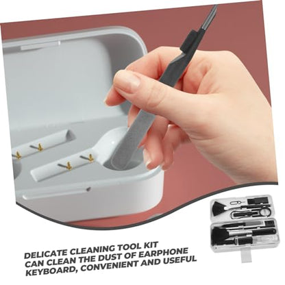 Electronics Cleaning Kit for Headphones Earbuds Keyboards Safe Gentle Cleaning Tools Set Portable and Convenient