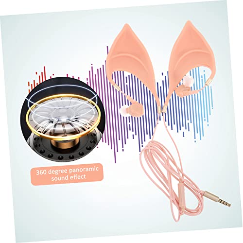 2pcs Creative Gaming Earphone Microphone for Halloween Lightweight in-Ear Headphone Unique Design for Music Videos and