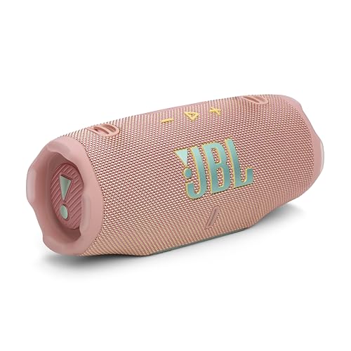 JBL Charge 6 Portable Bluetooth Speaker, Waterproof, Drop-Proof - Pink | Long Battery Life Up To 28 Hours, Quick Charging, Built-In Powerbank, Weatherproof For Outdoor, Poolside, And Shower Use - color: Pink