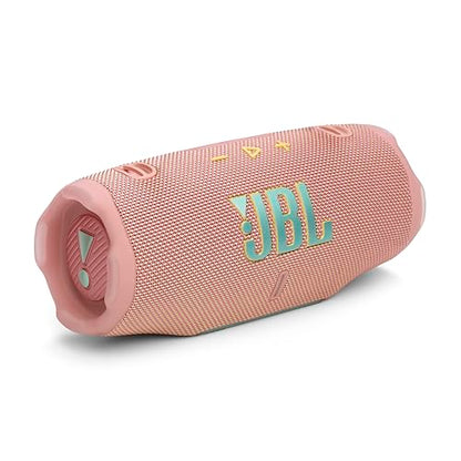 JBL Charge 6 Portable Bluetooth Speaker, Waterproof, Drop-Proof - Pink | Long Battery Life Up To 28 Hours, Quick Charging, Built-In Powerbank, Weatherproof For Outdoor, Poolside, And Shower Use - color: Pink