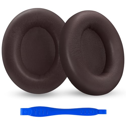 Studio Pro Headphone Ear Pads, Replacement Earpads/Cushions for Beats Studio Pro, with Premium Protein Leather, Resilient Memory Foam, Added Thickness - color: Deep-Brown