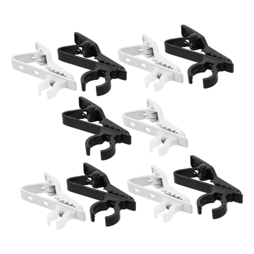 10 Pack Lavalier Mic Clips Replacement Universal Microphone Clip Holder for Lapel Microphones Secure Grip for Interviews Presentations Live Streaming Easy Attach and Detach