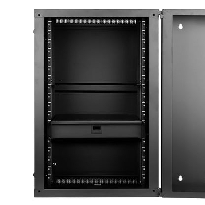 Gator Rackworks Wired Microphone Rack Mounted Drawer with Lock - Fits 10 Wired Microphones, 2U Size (GRW-DRWMIC10) - size: 2U Rack Space - Wired Mic Insert, style: Wired Mic Drawer