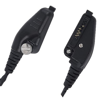 2-Way Radio Throat Mic Headset Walkie Talkie Tactical Neck Microphone Earpiece for Kenwood Nexedge nx 5300 k2 nx-3300 nx-5300-k2 nx-200 nx-300 nx-5200 tk-3180