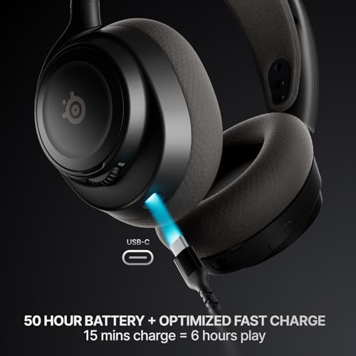 SteelSeries Arctis Nova 7 Wireless Gen 2 Gaming Headset, Real-Time App Control, 50+ HR Play, Neodymium Drivers, Mix 2.4GHz/Bluetooth, Compatible with PC, PS5, PS4, Switch 1/2, Mobile - Black (Renewed) - color: Black, style: Over the ear