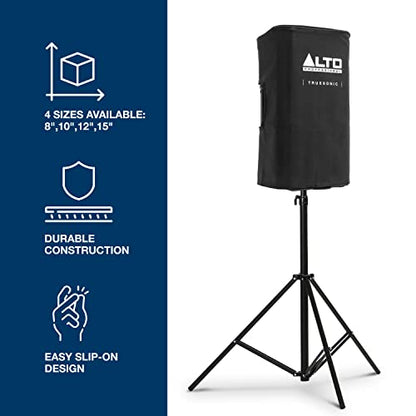 ALTO Durable Slip-On Cover for TS410 PA Speaker | Protective Rugged Cover, Nylon Lining Construction, Easy Handle and Pole Mount Openinings - style: TS410 Cover