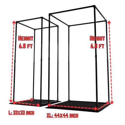 Portable Recording Booth, Vocal Booth for Home Studio & Voiceover - size: L