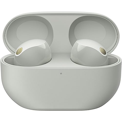 Sony WF-1000XM5 True Wireless Noise-Canceling Earbuds, Alexa Built-in, Bluetooth, in-Ear Headphones, Up to 24h Battery, Quick Charge, IPX4, Works with iOS & Android - Silver/Gold International Version - color: Silver