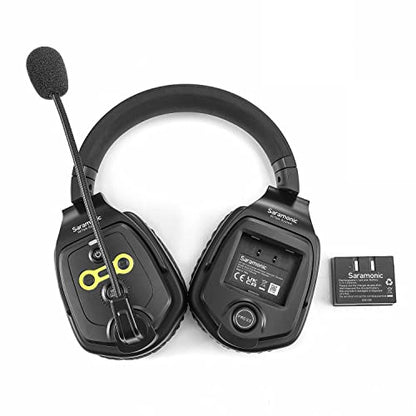 Saramonic WiTalk-WT6D | 6-Person Full-Duplex 1.9GHz Wireless Dual-Ear Headset Intercom System with Hub & Custom Hard Case - size: 6-Person Dual-Ear System