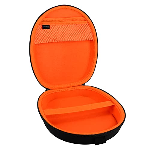Geekria Shield Headphones Case for Lay Flat On-Ear Headphones, Replacement Hard Shell Travel Carrying Bag with Cable Storage, Compatible with Mpow HC6, Skullcandy Riff 2 Headsets (Black)