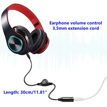 PChero 3.5mm Male to Female Stereo Audio Extension Adapter Cable,10inch | with Volume Adjustment Control - size: 1 ft, 1 Pack
