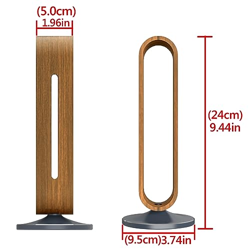 GEEKRIA Wooden | Aluminum Alloy Headphones Stand for Over-Ear Headphones, Gaming Headset Holder, Desk Display Hanger with Solid Heavy Base Compatible with Sony, Bose, AKG, JBL (Walnut)
