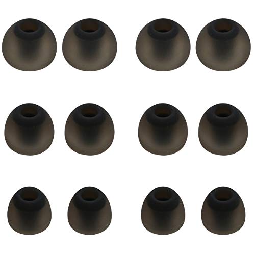 JNSA 6 Pairs of Silicone Ear Tips Compatible with Jay Bird X4 Jay Bird X3 X2 X Jay Bird Run (S/M/L) (JBSML6P)