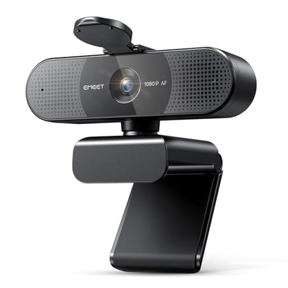 EMEET C960 AF 1080P Webcam for PC, Autofocus, 73° View Angle | Computer Camera w/Privacy Cover and Microphone, Plug and Play USB Webcam for Video Calling/Zoom/Teams/Google Meet - style: 1080P AF