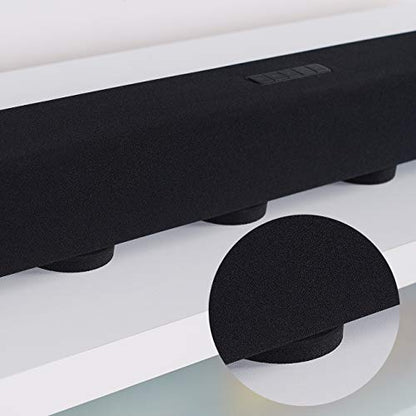 Isolation Pads for Soundbar - Anti Vibrations Foam Pads Feet (4Pack) 2.5'' x 0.65'' Suitable for Most Sound bars - BarPads (Round) - size: Circle