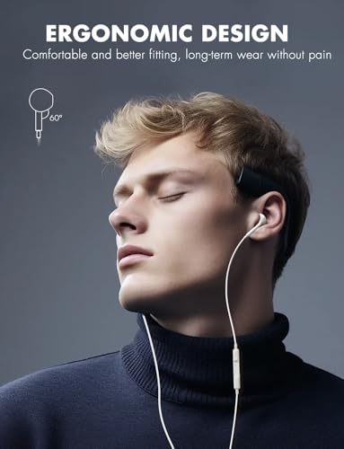 Antool USB C Headphones, 【Ultra Clear Calls & no Noise】 Earbuds Wired for iPhone 16/15 USBC Headphones,Compatible with iPhone/Android/Galaxy/iPad【2 Pack】