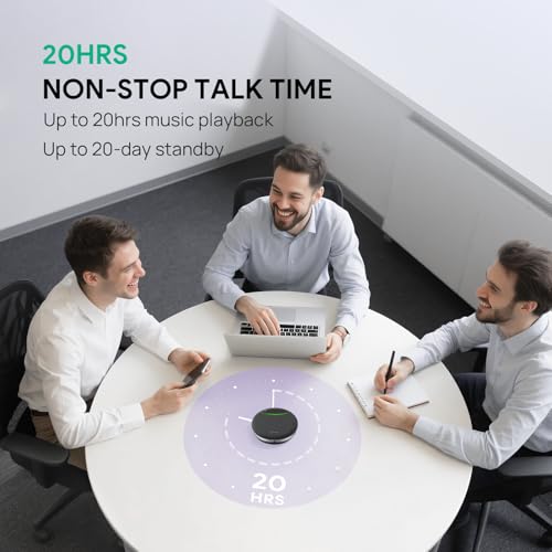 Yealink SP92 USB Speakerphone Bluetooth Conference Speakers and Microphone | Teams Certified,Full-Duplex,AI Noise Reduction,360° Audio Pickup,4-6 Person Small Meeting Room/Hundle Room/PC,Compact Design - size: SP92 without Dongle