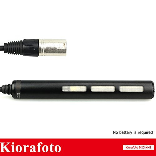 Kiorafoto Camera Camcorder Microphone for Sony HXR-NX30, HXR-NX70, HXR-NX5, DSR-PD170, HVR-A1, HDR-AX2000, Replaces ECM-XM1