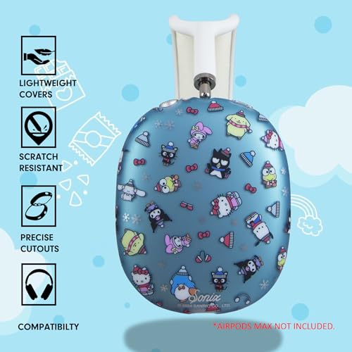 Sonix x Sanrio Protective Case for AirPods Max 2 & 1 | Headphones Cover | Hello Kitty and Friends - Aspen Vacation - color: Hello Kitty and Friends - Aspen Vacation