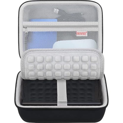 BOVKE Hard Drive Case for WD Elements My Book Seagate Expansion Desktop External Hard Drive HDD 6TB 8TB 10TB 12TB 14TB 16TB 18TB 22TB 24TB 26TB 28TB, 3.5 Inch Portable Desktop HDD Carrying Case, Black - color: Black