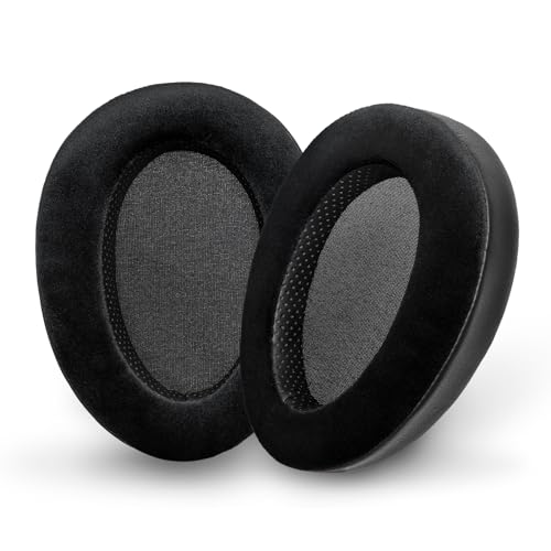 Memory Foam Cushion Ear Pads for Hifiman Arya Ananda Edition XS X HE1000se HE1000 V2 Jade II Headphone Replacement EarPads (Elite Velour Hybrid)